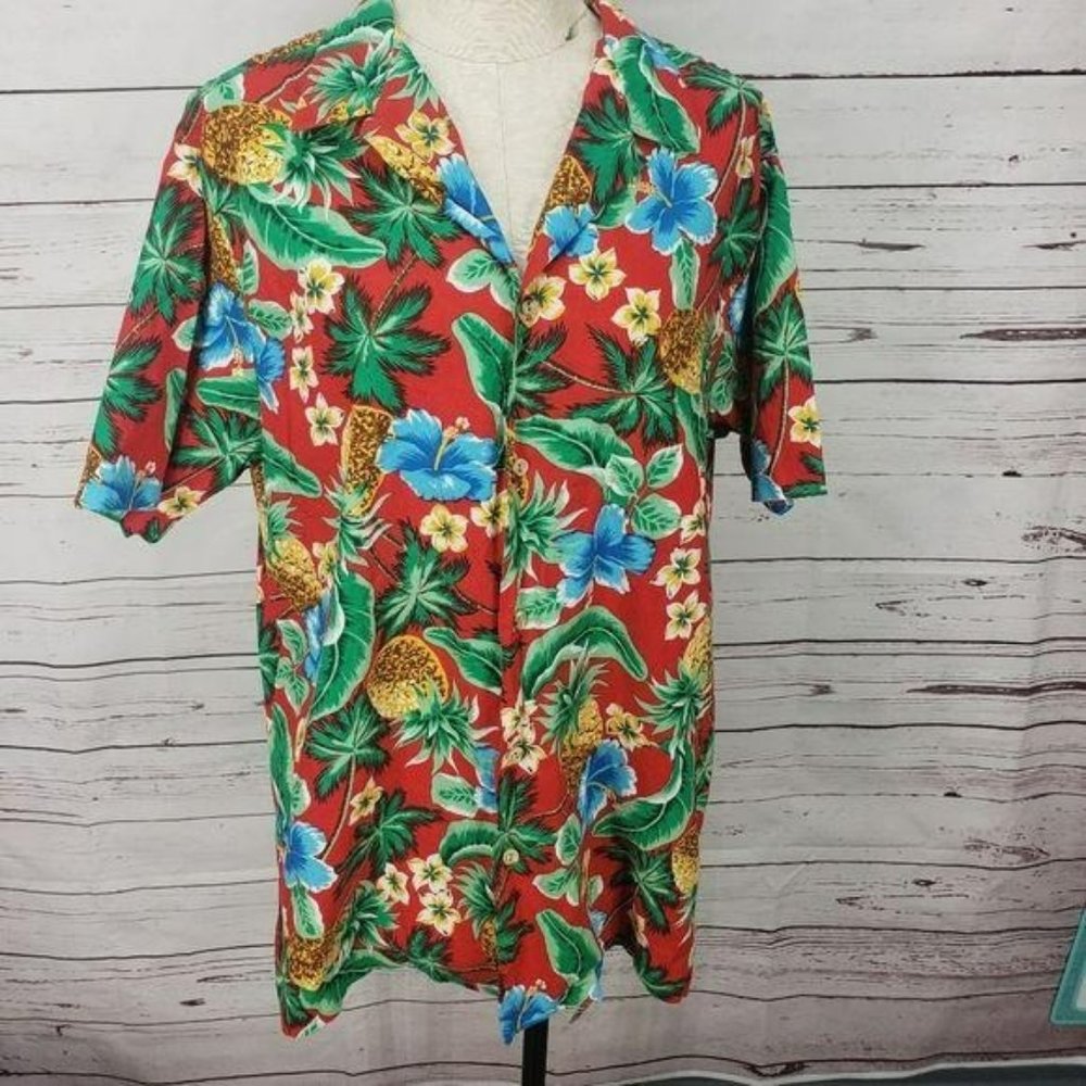 RjC vtg made in Hawaii Button Up XL shirt